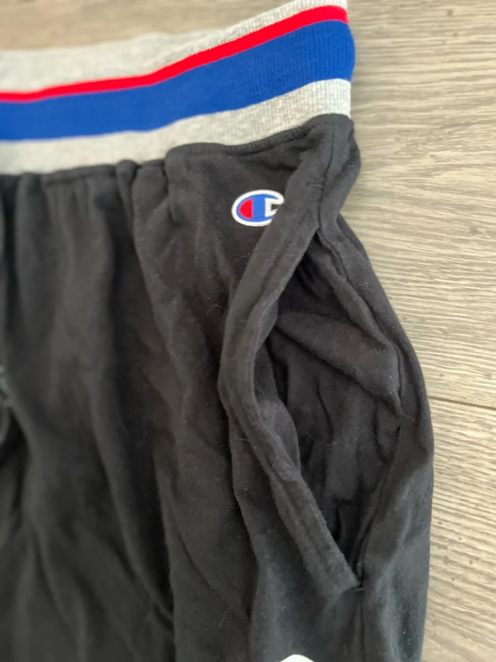 Champion Men's Rib Cuff Pajamas Sleep Pants Button Fly XL Drawstring Jogger
